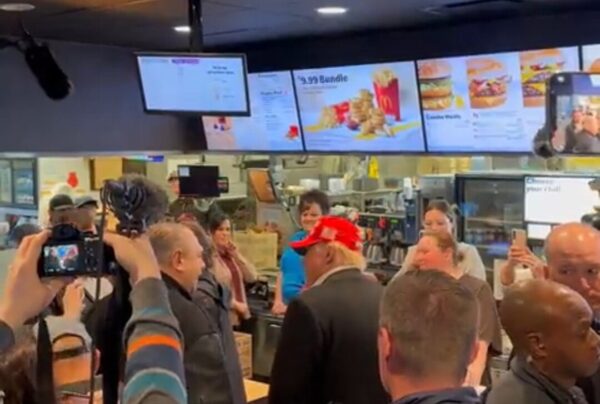 President Trump Buys McDonald’s Meals for East Palestine First Responders (Video and Photos)