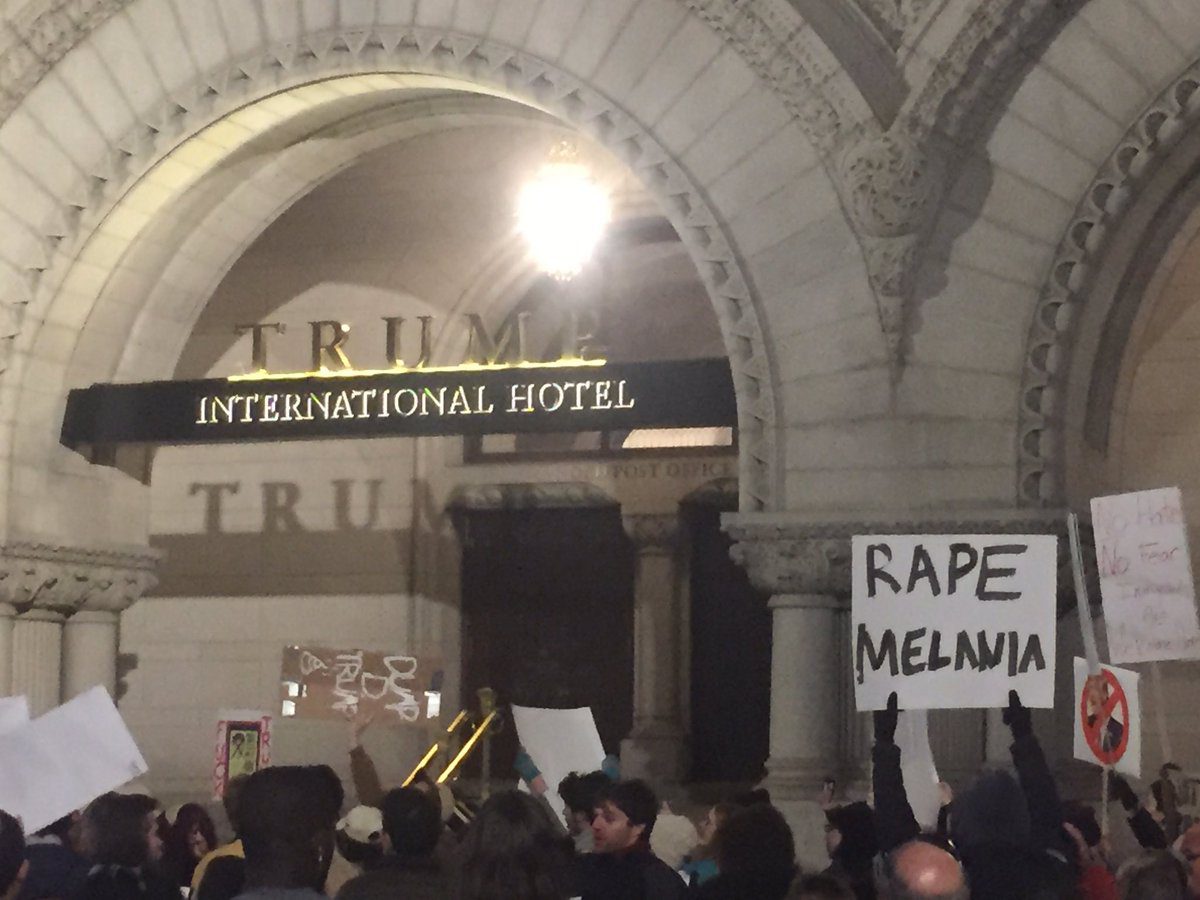 trump-protest-rape-melania-therealbeck-twitter