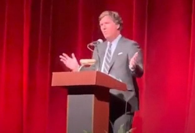 Tucker Carlson Gets Standing Ovation in First Public Appearance Since Leaving FOX News – Watch His Entire Speech Here! (VIDEO)