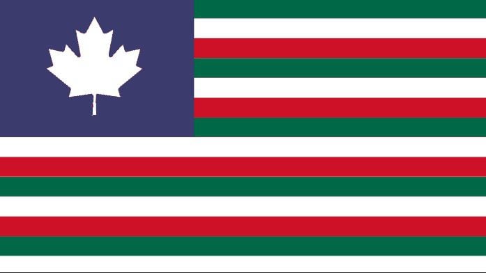 US Mexico Canada Flag