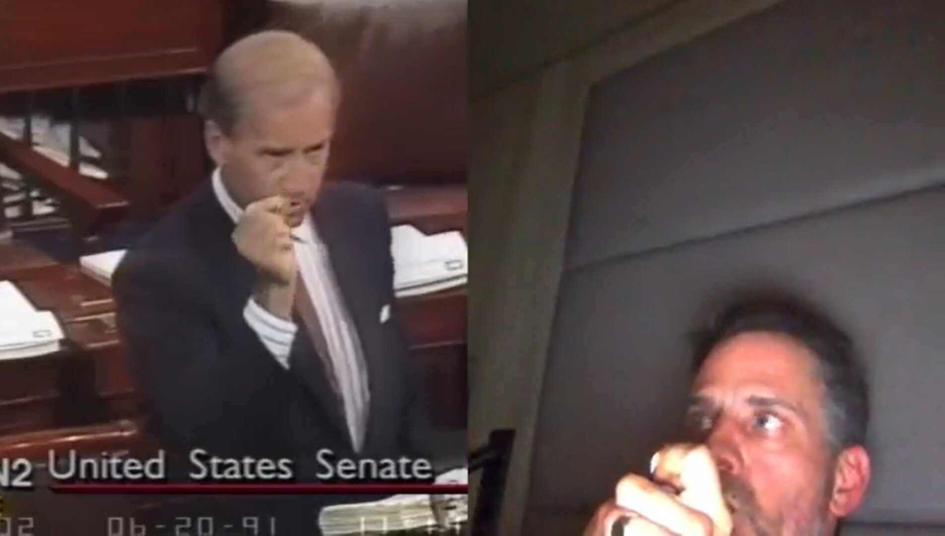 Side By Side Video Of Hunter Biden Smoking Crack With Joe Biden Praising Strict Penalties For Crack, Goes Viral | The Gateway Pundit | by The Scoop