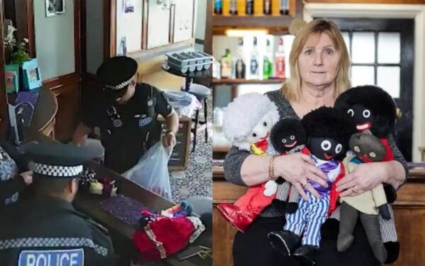 British Police Raid Pub, Seize ‘Racist’ Dolls in ‘Hate Crime’ Investigation — Defiant Owner Replaces Dolls and Puts Them Back Up