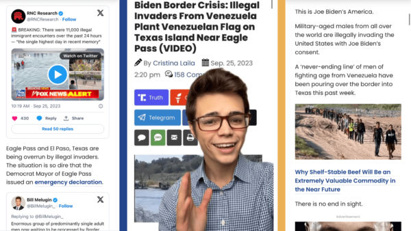 Victor Reacts: Invasion at the Border! Illegals Plant Foreign Flag on Texas Soil! (VIDEO)