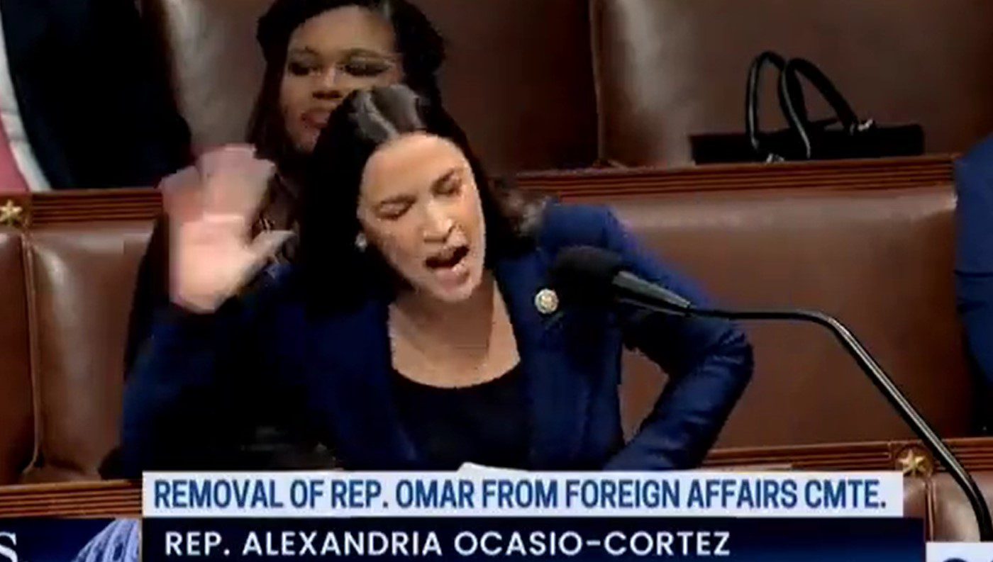 WILD! AOC Suffers Meltdown - SCREAMS RACISM, SMACKS HER BOOK - After ...