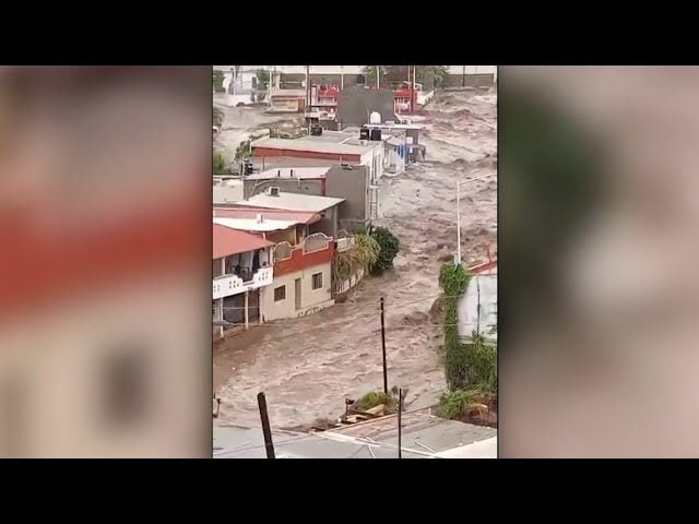 Hurricane Hilary Causes Massive Flooding In Mexico’s Baja California Sur (VIDEO)