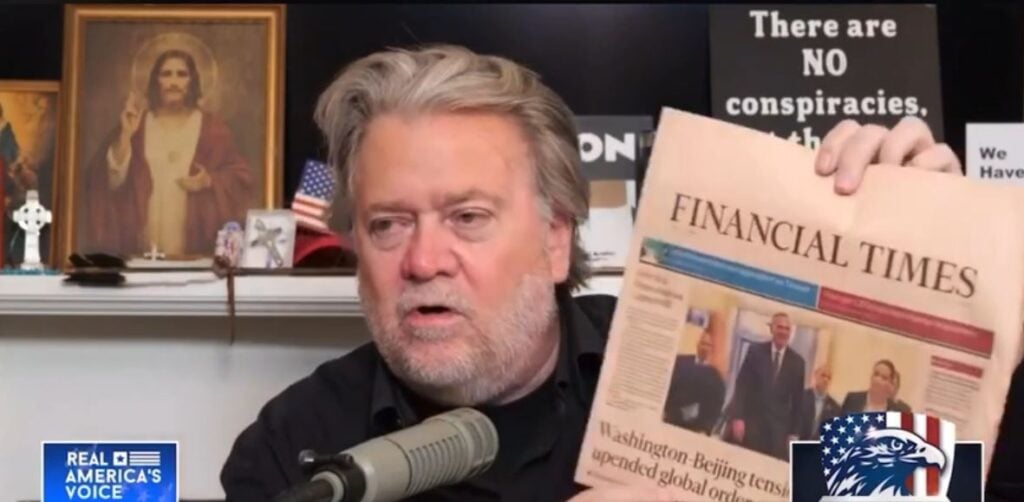 “I’m Ready to Turf You Out!” – More… Steve Bannon Fires Warning Shot at 149 Republicans Who Voted for Uniparty Bill (VIDEO)