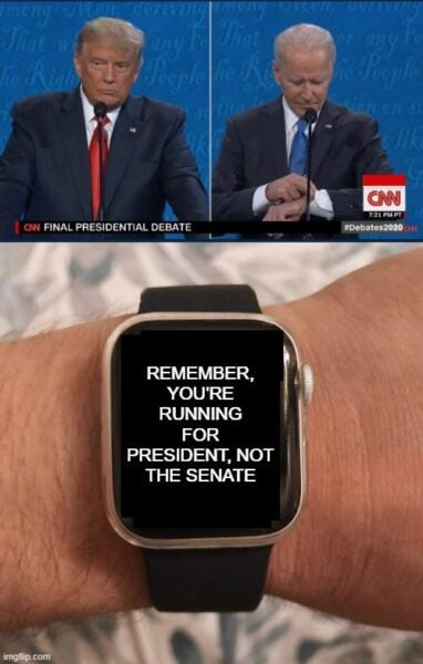 Rumblings When Joe Biden Checked His Watch He Knew He Was
