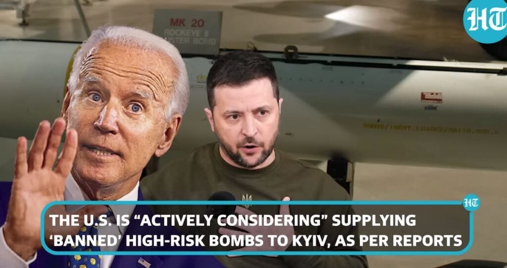 BREAKING: Ukraine Launches US-Supplied Cluster Bomb Attacks on Russian Forces – Weapons that are Banned in 120 Countries that Were Condemned Last Year by the Same Biden Regime