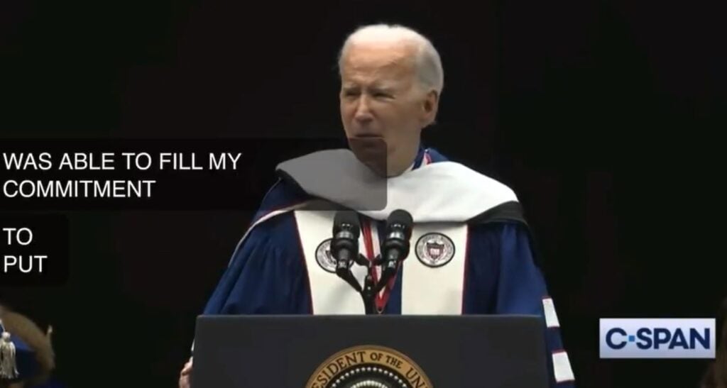 Joe Biden Tells Brown University Graduates Ketanji Brown Jackson – Who Does Not Know How to Define a Woman – Is “Brighter than the Rest of Them” After He Picked Her Only Because She Was a Black Woman