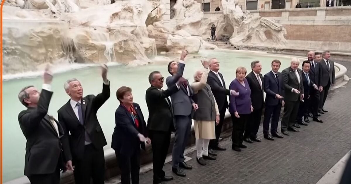 Weird? Joe Biden Skips Out on Visit to Trevi Fountain in Rome with G20 Leaders -- US a No-Show (VIDEO) | The Gateway Pundit | by Jim Hoft