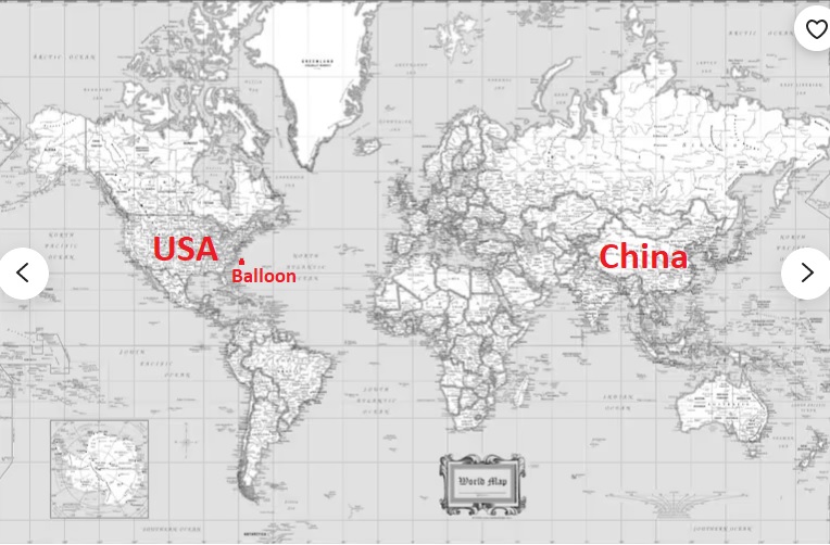 Oh Good Grief. US Military Fears China May Reach Balloon Wreckage Before They Can Get There  China-balloon-usa