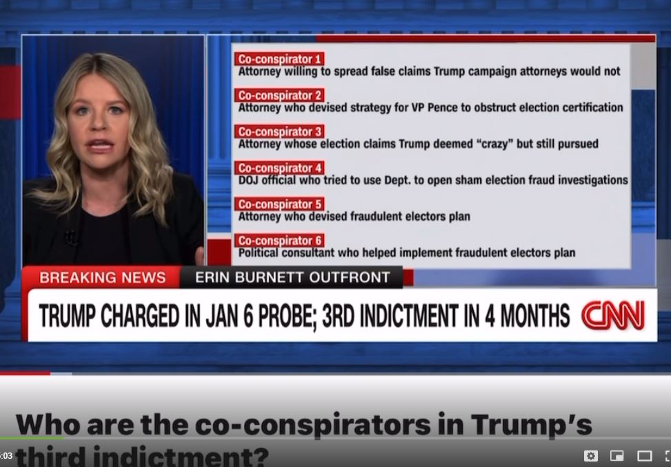 DOJ Leaks Names Five Co-Conspirators in Trump Indictment Including Three Lawyers to CNN – Another Leak by Biden’s DOJ!
