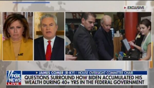 Oversight Chair James Comer: “IT’S AS BAD AS WE THOUGHT – We Have In Hand Documents That Show Biden Family Was Getting Money from Chinese Communist Party”