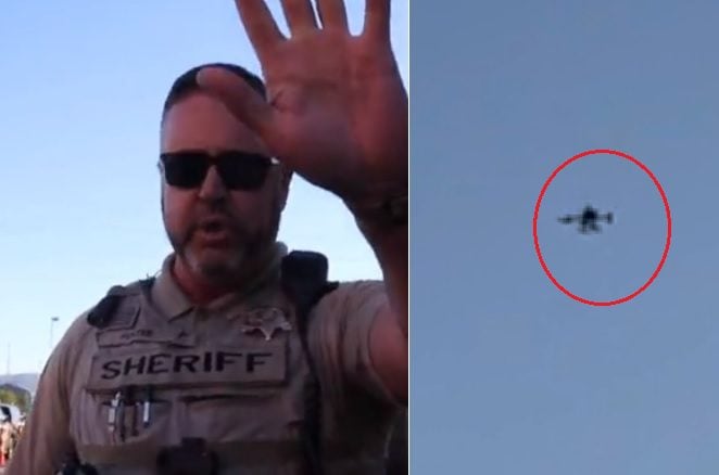 BREAKING: TGP's Jordan Conradson and RAV's Ben Bergquam REMOVED from Maricopa Presser -- THEN DRONE FOLLOWS THEM FROM PREMISES (VIDEO)