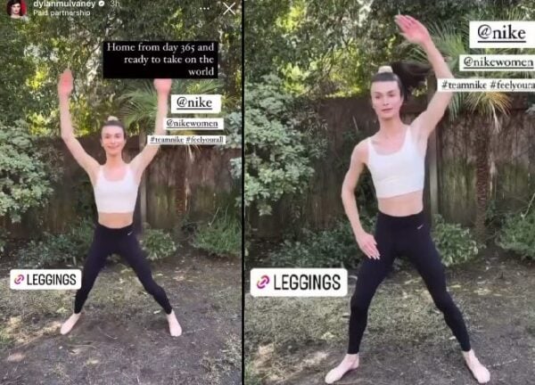 Nike Hires Skinny-Legged Dylan Mulvaney to Sell Women’s Athletic Wear
