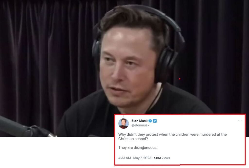 Elon Musk on Jordan Neely Protests: “Why Didn’t They Protest the Children Who Were Murdered at the Christian School?”