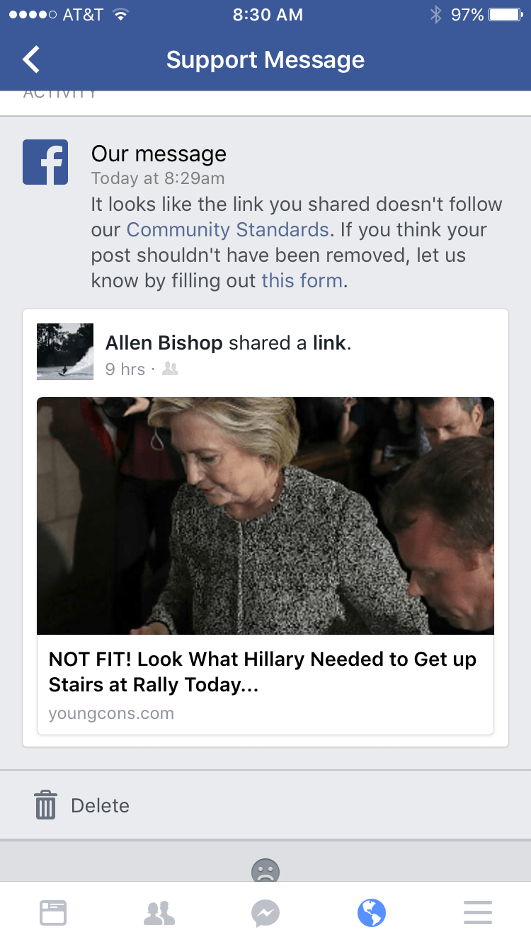 facebook-link-sick-hillary