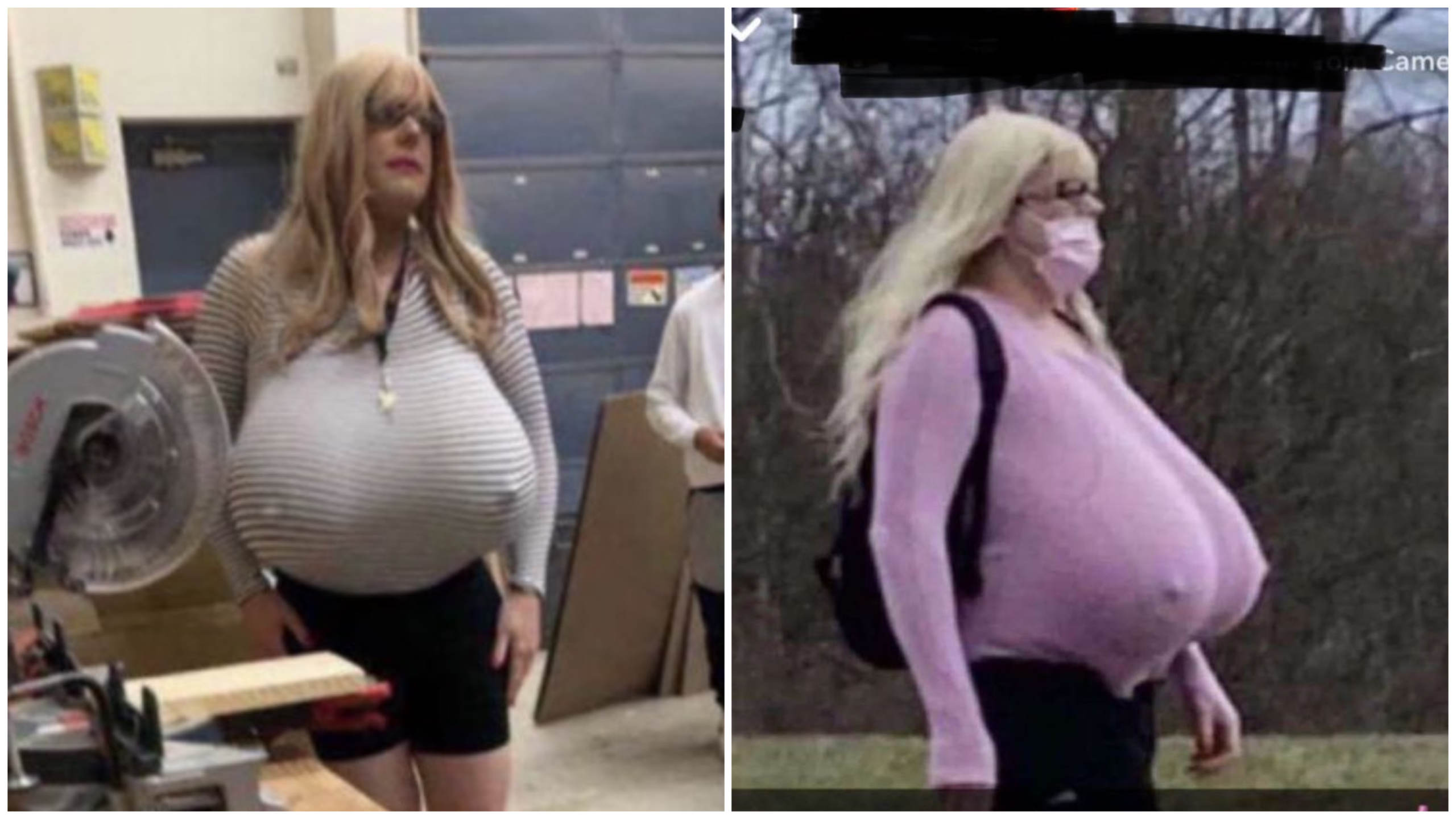 Trans Teacher Who Rarely Wore Prosthetic Breasts Outside Classroom Now Identifies as Male, Ditches Z-Cups on First Day of School