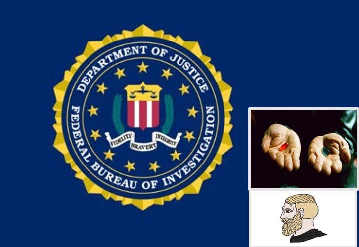 Report: FBI Continues Its War on American Conservatives - Agency Is Now Flagging Online Terms "Red Pill", "Based", and "Chad" as Extremist Terms | The Gateway Pundit | by Anthony Scott