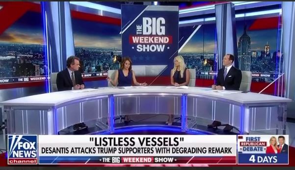 Ouch! FOX News Personalities Pile On Ron DeSantis After His “Listless Vessels” Smear of Trump Supporters (VIDEO)