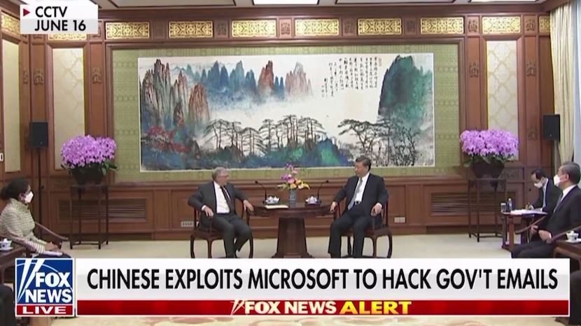 China was using a Flaw in Microsoft Cloud to Hack on US Government Officials.