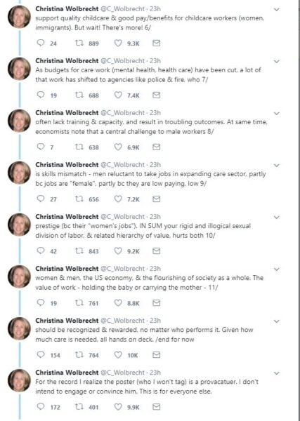 gibberish 2 427x600 - Leading Feminist Finds Way to Attack White Male Texan for Carrying Minority Woman and Child to Safety