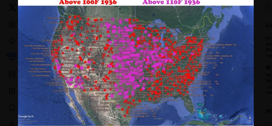 More Lies: Global Warming Conspiracists Insist the “World Is Boiling” – It’s as if 1936 Never Happened