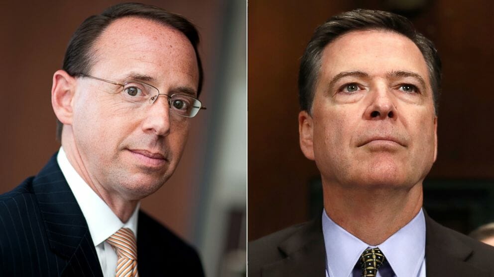 Shots Fired! Rosenstein Slams Comey For His Corruption, Abuse of Power in Wake of DOJ IG Report | The Gateway Pundit | by Cristina Laila