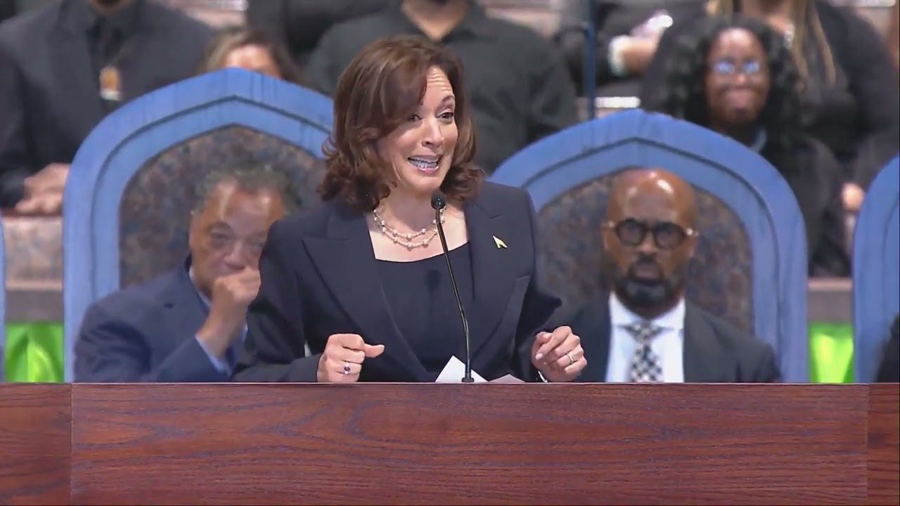 “He Defined the Rainbow!” – Kamala Harris Musters Fake Accent at Jesse Jackson’s Retirement Party (VIDEO)