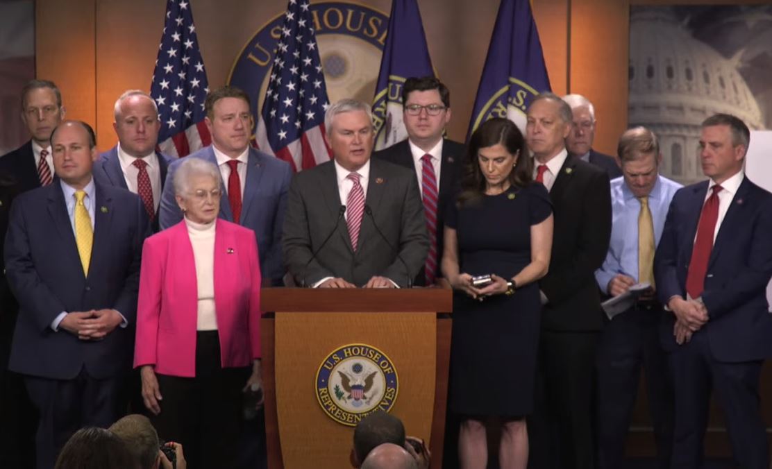 LIVE STREAM VIDEO: Chairman James Comer and House Oversight Committee Hold Historic Press Conference on Biden Family Crimes and Corruption