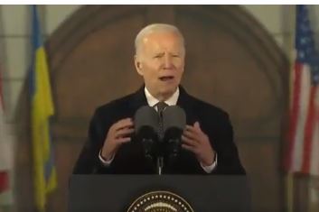 Blubbering Fool Joe Biden in Warsaw: “Would Be, You, Would We Be, Would We The, All of Allies Would Be United, or Divided?” (VIDEO)