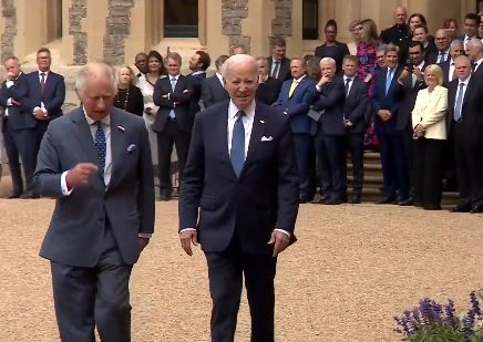 Joe Biden Meets with King Charles at Windsor Castle – Can Barely Walk