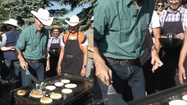 Justin Trudeau’s Unusual Left Hand Gesture at Ismaili Muslim Pancake Breakfast Sparks Buzz Among Online Observers (VIDEO)