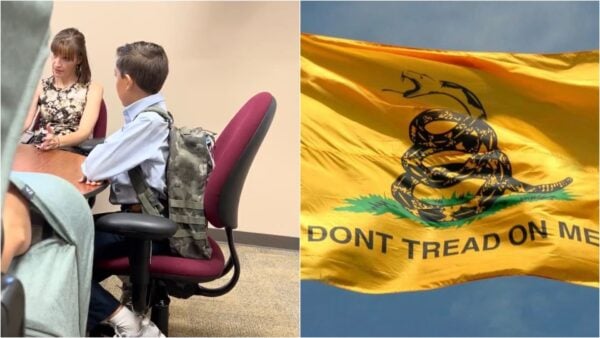 Outrageous! Colorado School Comes Up with Ridiculous Reasons to Boot Child From Class for Having the Gadsden Flag Backpack Patch (VIDEO)