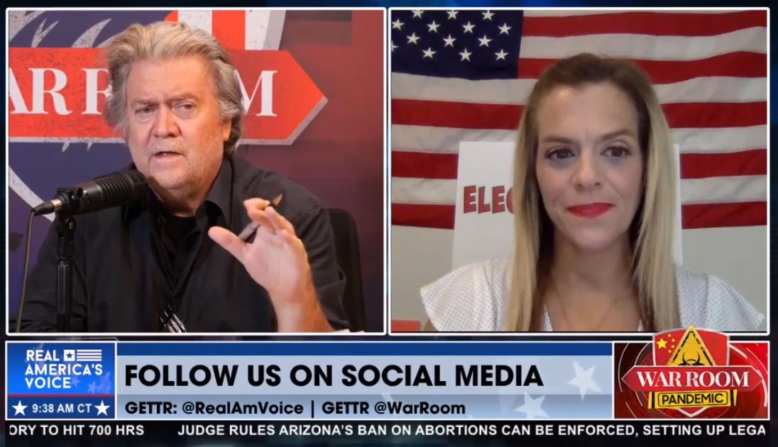 “Bill Barr is a Stone-Cold Liar! I Said this from the Beginning. There was No Report Done!” – Bannon DESTROYS Bill Barr with Author Leah Hoopes (VIDEO)