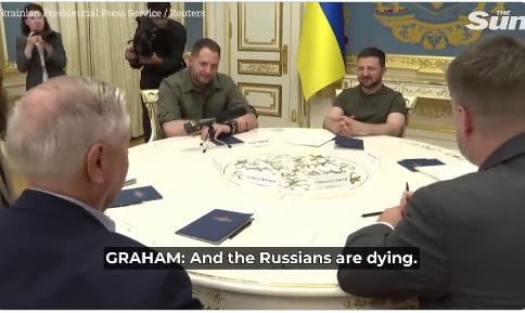 “The Russians are Dying. It’s the Best Money We Ever Spent” – Lindsey Graham Cheers the Ukrainian Killing Fields in Meeting with Zelensky (VIDEO)
