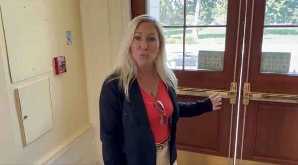 Marjorie Taylor Greene Exposes Bowman’s Idiocy: Did a Walkthrough On How Easy It is to Exit Cannon Building With No Fire Alarm Needed (VIDEO)