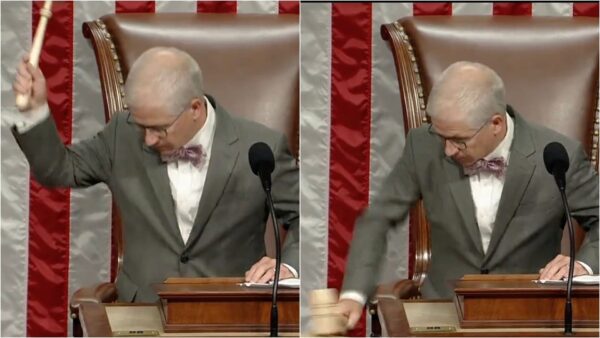 WATCH: Bowtie-Wearing Rep. Patrick McHenry Slam Down the Gavel Like Thor’s Hammer After Kevin McCarthy Removed as Speaker (VIDEO)