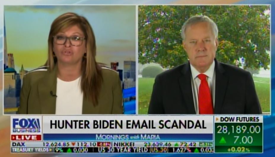 Chief of Staff Mark Meadows: Biden Crime Family Involved in "Hundreds of Millions of Dollars" in Money Laundering Schemes (VIDEO) | The Gateway Pundit | by Jim Hoft
