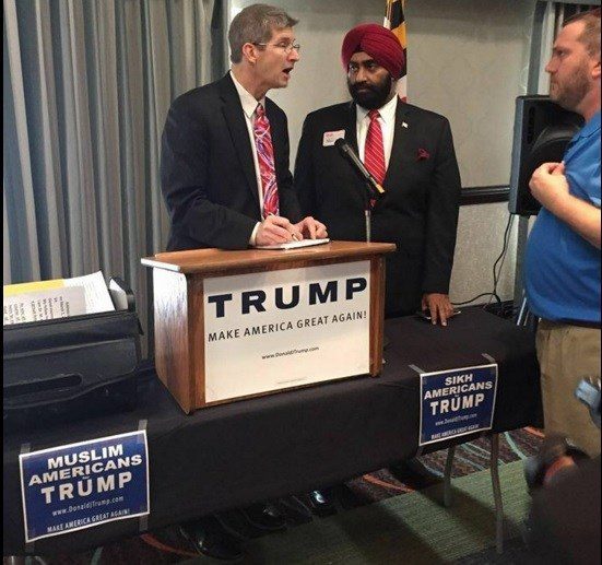 muslims sikhs trump train