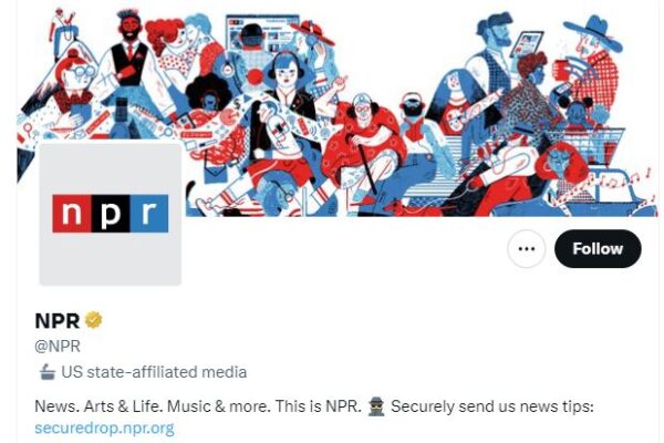 About Time… Twitter Now Labels NPR as “US State-Affiliated Media”