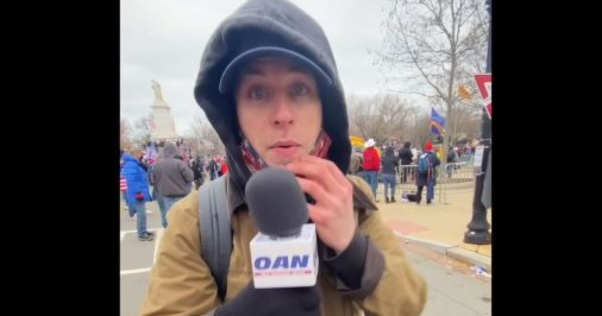 Far Left Activists Infiltrated Jan. 6 Protests Dressed as Conservatives with OAN Microphone - Breached Capitol Grounds, Gave FBI Tips on How to Infiltrate Trump Rallies (VIDEO) | The Gateway Pundit | by Jim Hoft