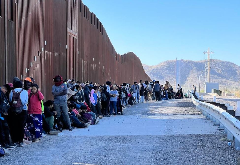Orchestrated Invasion: The CCP’s Border War and the Global Agenda — Frontline Agents Reveal the Unfolding Plan to Destroy America Open-border-biden-wall-africans
