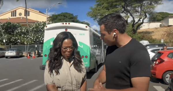 No Photo-Ops This Time: Oprah’s TV Crew Denied Access to Shelter Housing Maui Fire Survivors