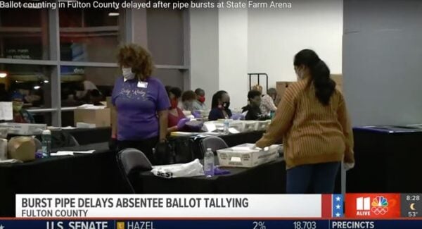 BREAKING: CROOKED GEORGIA ELECTIONS SUPERVISER Filmed
Pulling Out Suitcases of Ballots from Beneath Table IS IDENTIFIED —
IT’S RUBY’S DAUGHTER! (Video) 2