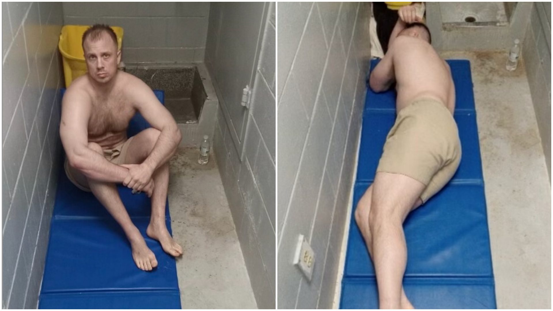 A NATIONAL DISGRACE: Photos Leaked of Horrific January 6 Prisoner Abuse - Tortured 5 Months in Isolation in a Closet Room with Light on and a Bucket for a Toilet -- Where are the ACLU, Amnesty International, Human Rights Watch? | The Gateway Pundit | by Jim Hoft