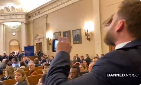 “Americans Are Tired of Your Impeachment Scam!” – Dem Impeachment Coup Interrupted by Pro-Trump Protester Owen Shroyer (VIDEO) …Update: Owen Arrested!