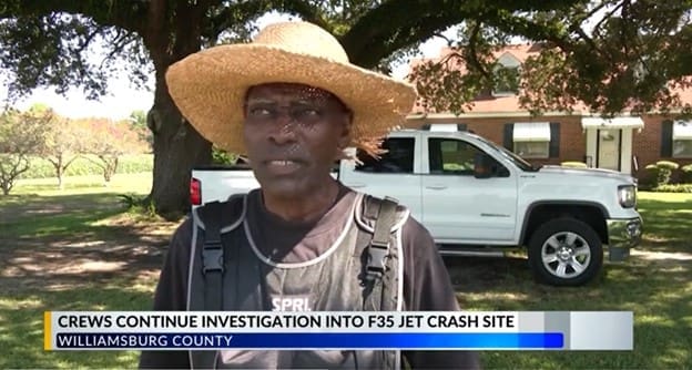 South Carolina Man Reveals in “Wild” Interview What He Heard When the Missing F-35 Jet Crashed and Witnessed the Following Day (VIDEO)