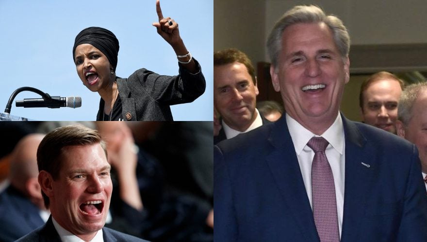 Speaker McCarthy Moves to Remove Eric Swalwell, Adam Schiff and Ilhan Omar from Congressional Committees