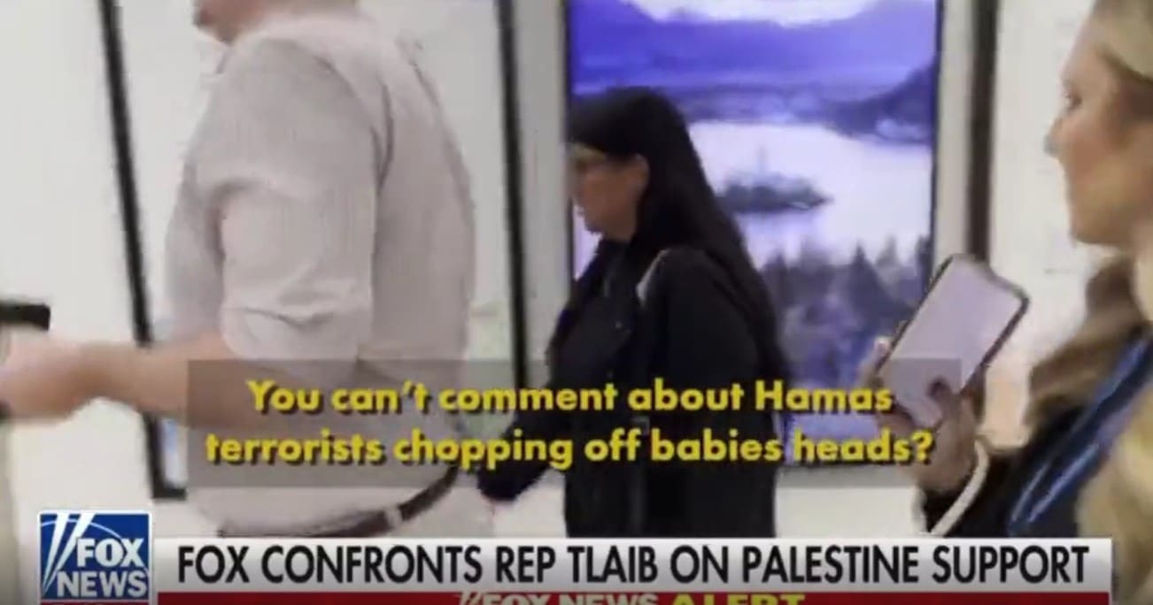 Israel-Hating Democrat Rashida Tlaib Confronted about Hamas Chopping Off Babies' Heads - Refuses to Answer (VIDEO) | The Gateway Pundit | by Jim Hoft